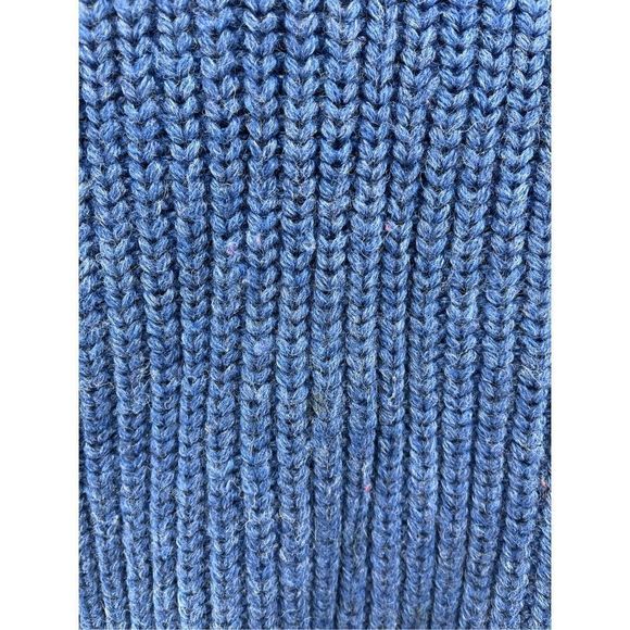 Vintage Carbery Ireland 100% Pure New Wool Sweater Navy Pullover Knit‎ - Picture 15 of 15